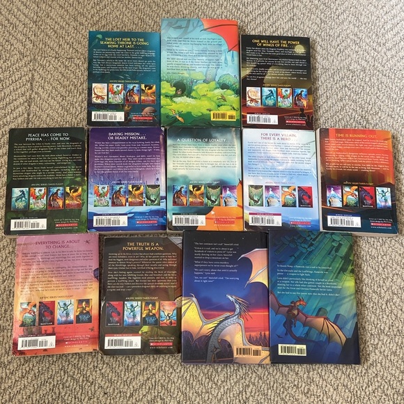 INCOMPLETE Wings Of Fire Series By Tui T. Sutherland Used - Picture 11 of 11